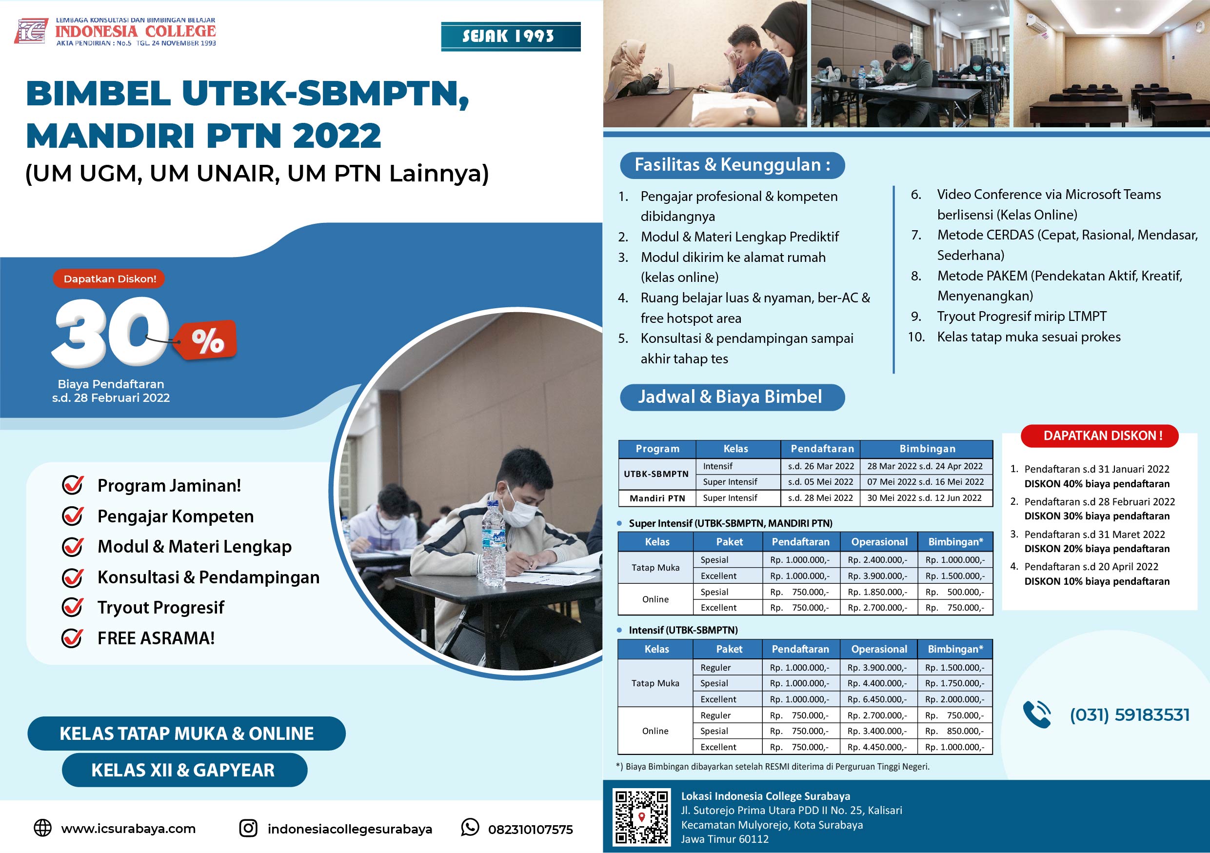 Bimbel UTBK & Mandiri PTN 2022